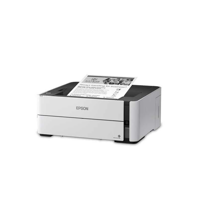 Epson EcoTank Monochrome M1170 Wi-Fi InkTank Printer| White| Duplex Printing| Wi-Fi| Black and White printer| 3 years warranty