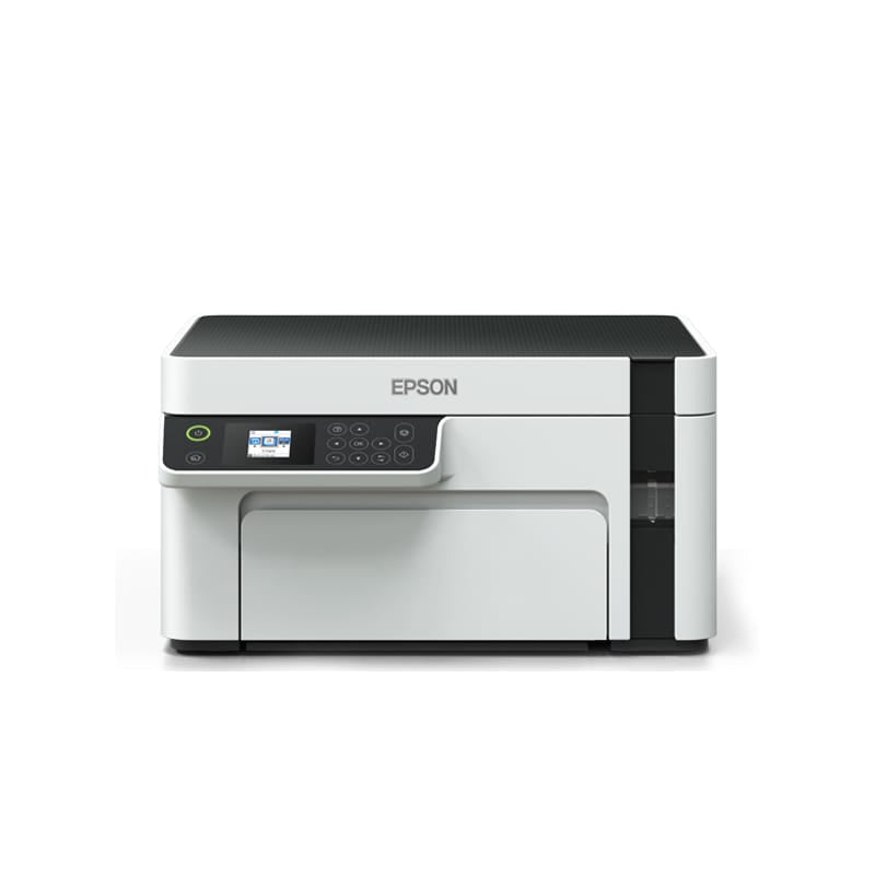 Epson EcoTank Monochrome M2110 All-in-One InkTank Printer| White| Print, scan, copy| Black and White printer| 3 years warranty