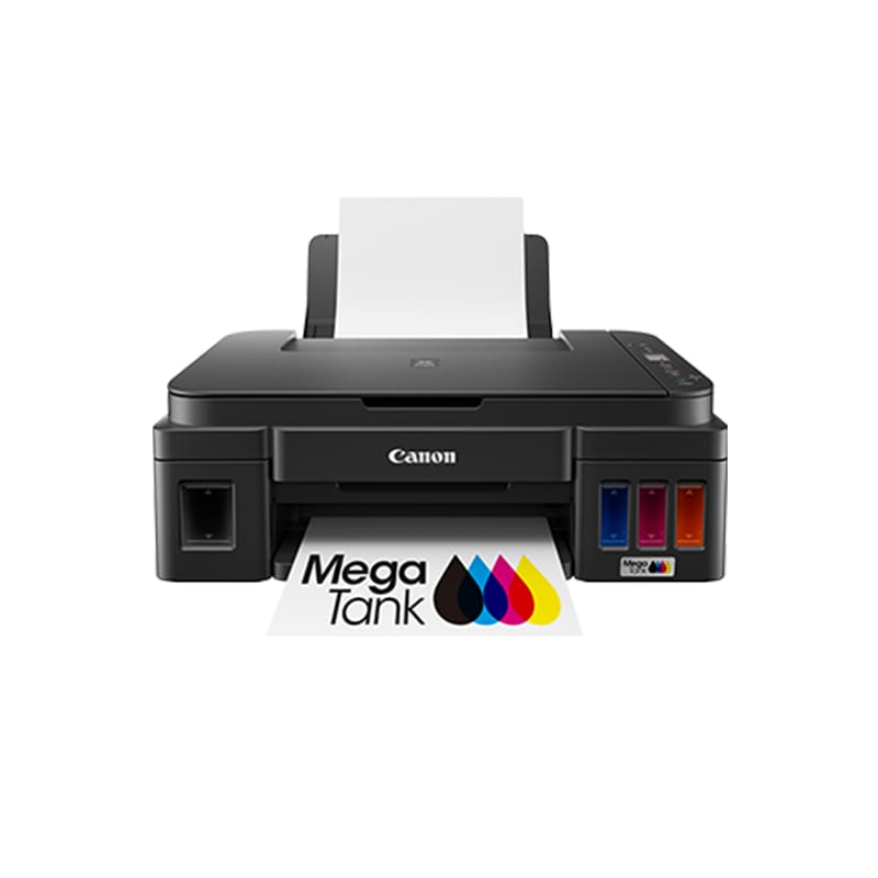 Canon Pixma G2010 All-in-One Ink Tank Color Printer| Black| Print, Scan & Copy| USB| Color printing| 1-year onsite warranty or a limit of 15,000 prints