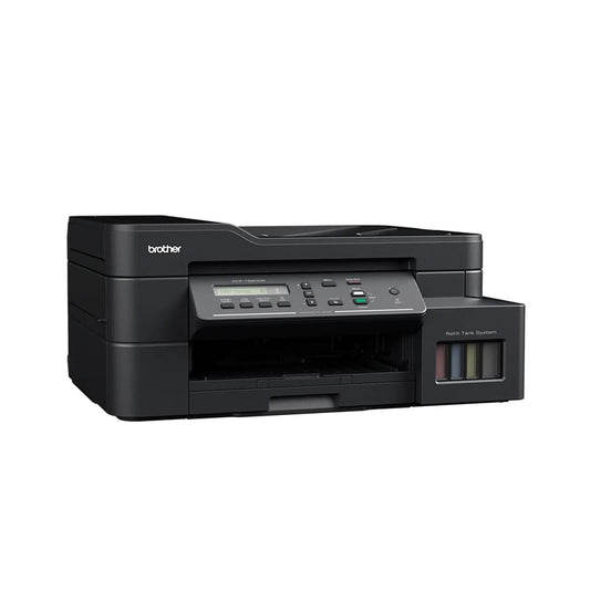 Brother DCP-T820DW Multifunction Printer| Black| Print, Scan, Copy| Wi-Fi, Wi-Fi Direct, Ethernet, and USB 2.0| Color printer| 1 year warranty
