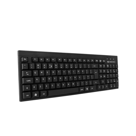 Zebronics K35 USB wired Keyboard| Black| Standard & USB Keyboard| 1 Year warranty