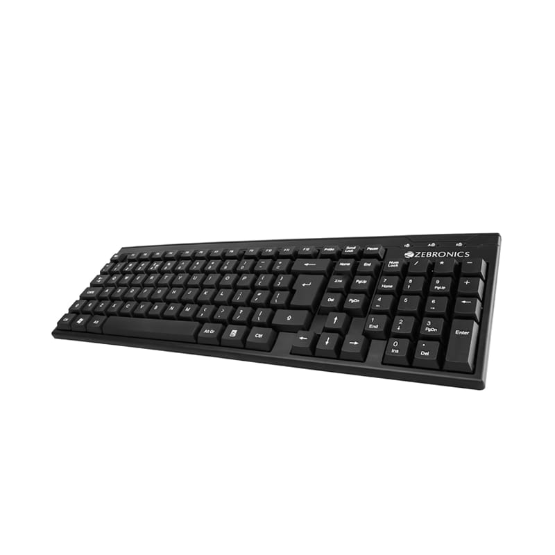 Zebronics K35 USB wired Keyboard| Black| Standard & USB Keyboard| 1 Year warranty