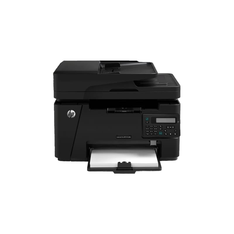 HP LaserJet Pro MFP M128fn Printer| Black| Print, copy, scan &fax| USB, Ethernet| Monochrome printer| 1-year warranty