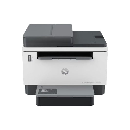 HP LaserJet Tank MFP 2606sdw Printer| White and gray| Print Copy, Scan, Duplex, ADF| Wi-Fi, Ethernet &USB| Monochrome printer| 1-year limited hardware warranty