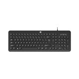 HP K160 Wired Keyboard| Black| USB connectivity| Desktop Keyboard| Full-size keyboard| 3 Years warranty