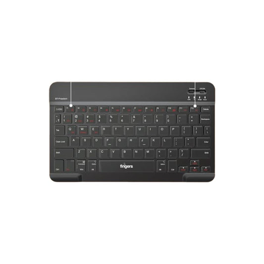 FINGERS BT-Freedom Bluetooth Keyboard| Black| Multi-device Keyboard| 720 hr Run time| 1 Year warranty