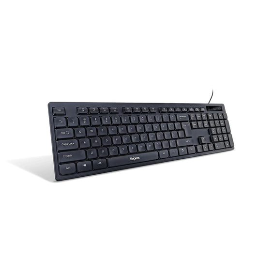 FINGERS ButterClicks Wired Keyboard| Black| Multi-device Keyboard|3 years warranty