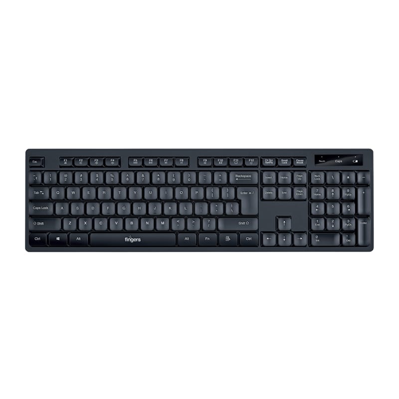 Fingers AeroClicks Combo Wireless Keyboard and Mouse Set