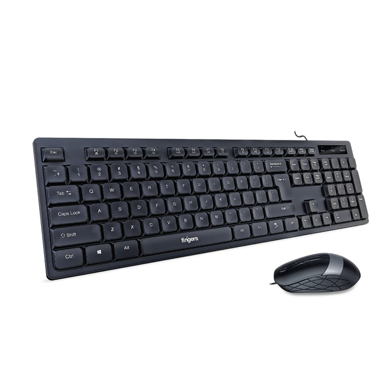 Fingers Cheesy Combo Wired Keyboard and Mouse Set