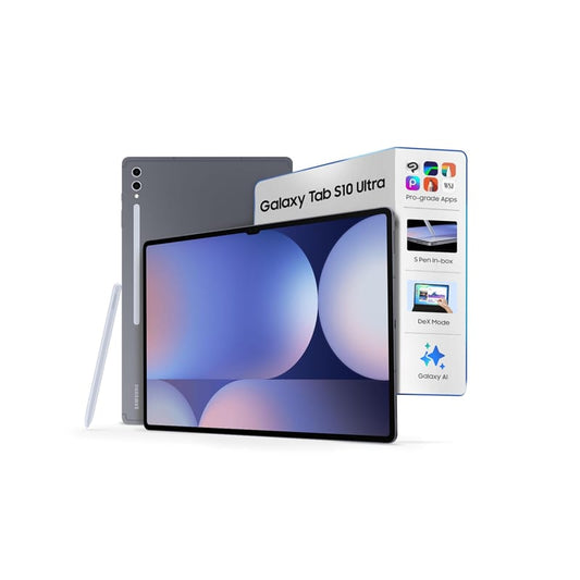 Samsung Galaxy Tab S10 Ultra Wi-Fi + 5G Tablet | 14.6 Inch Dynamic AMOLED 2X Display | 12GB RAM | 256GB Storage | S Pen In-Box | Android Tablet
