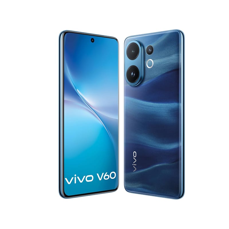 Vivo V60 5G |8GB RAM, 256GB Storage|6.77" inch Slim Quad Curved AMOLED capacitive multi-touch Display|6500 Mah battery