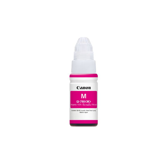 Canon GI-790 Magenta Ink Bottle| 70 ml |High-Yield Original Ink for Canon PIXMA G Series Printers| Vivid Color Output| Easy Refill | Long-Lasting Ink Performance