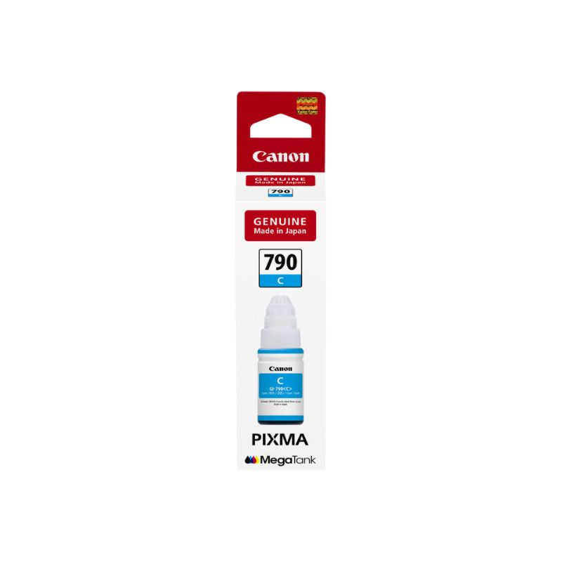 Canon GI-790 Cyan Ink Bottle |70ml | High-Yield Original Ink Refill for Canon G Series Printers | Vibrant |Long-Lasting Color Output | Ideal for Home, School, and Office Printing