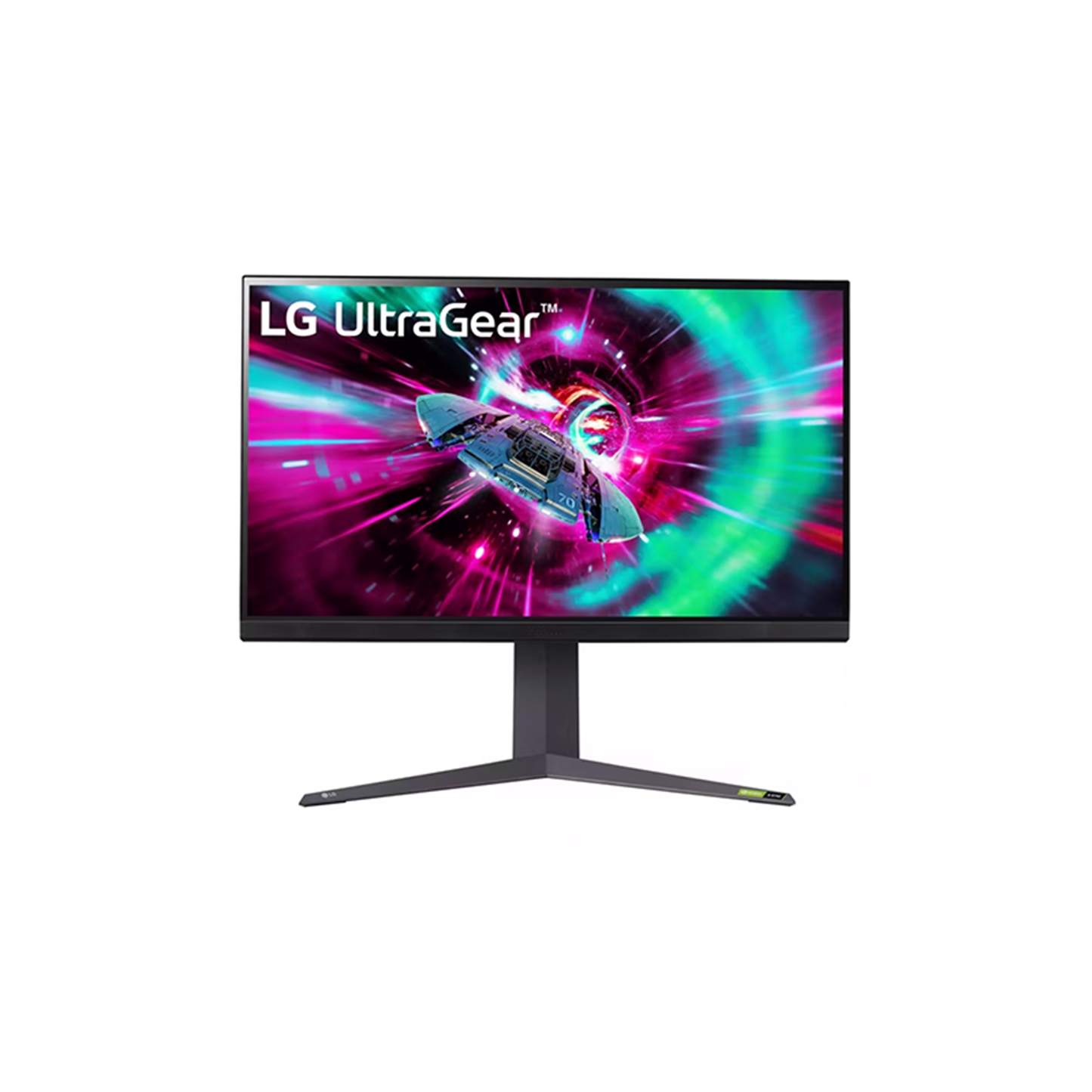 LG 32GR93U-B.ATR 32 Inch Ultra Gear| 4K UHD |1ms|44Hz Gaming Monitor| HDMI 2.1 with 4-Pole Headphone out|3-Side Virtually Borderless Design| Tilt| Height| Pivot Adjustable Stand