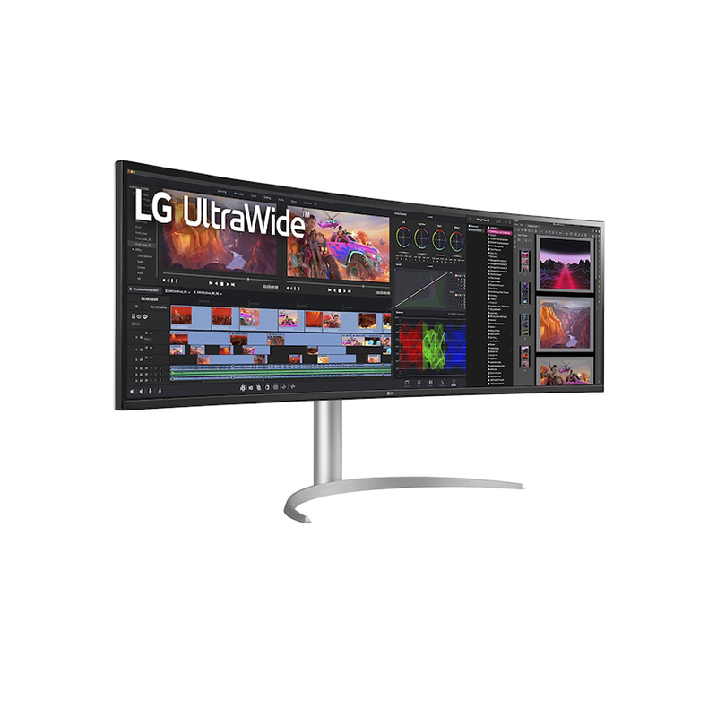 LG  49WQ95C-W 49" Inch Ultrawide™ Dual QHD Nano 144Hz IPS™ Curved Monitor (5120x1440) | Expanded Workstation| VESA DisplayHDR™ 400| USB Type-C™| Dual Controller| NVIDIA® G-SYNC®| AMD FreeSync™ Premium Pro