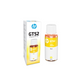 HP GT52 Original Ink Bottle (Yellow, 70ml) | Bright| Fade-Resistant & Smudge-Free Printing | Easy Spill-Free Refill | High Page Yield for HP Smart Tank Printers | Perfect for Home & Office