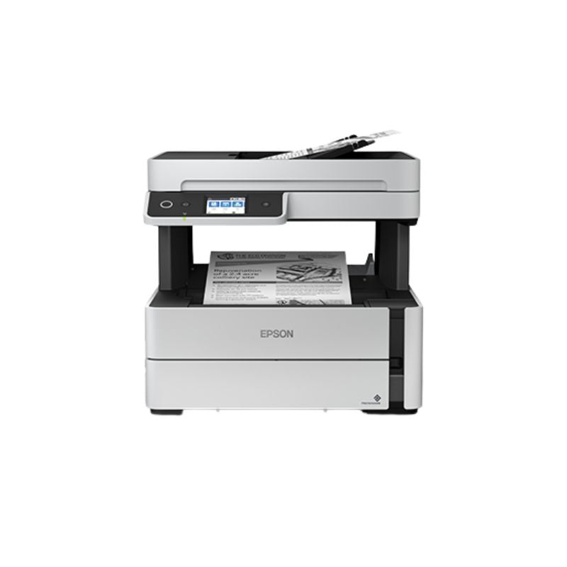 Epson EcoTank M3170 Monochrome All-in-One InkTank Printer | Print, Scan, Copy & Fax with ADF | High-Yield Low-Cost Mono Printing | Auto Duplex | Wi‑Fi, Wi‑Fi Direct & USB | Compact for Home & Office
