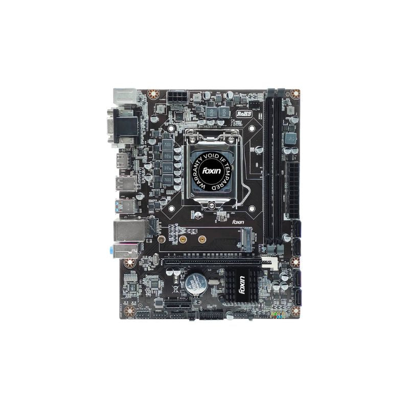 Foxin Intel H310 Micro-ATX Motherboard | LGA1151 Socket| 8th/9th Gen Intel CPU Support| Dual-Channel DDR4 Memory|M.2 + SATA Storage| PCIe x16|HDMI/VGA| 2-Year Warranty
