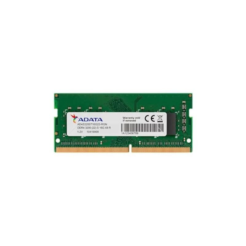 ADATA 16GB Laptop RAM DDR4 | 3200MHz Speed | PC4-25600 | 260-Pin SO-DIMM for Laptops & Mini PCs | 1.2V Power Efficient | Reliable Micron/ADATA IC Chips | Lifetime Warranty Support