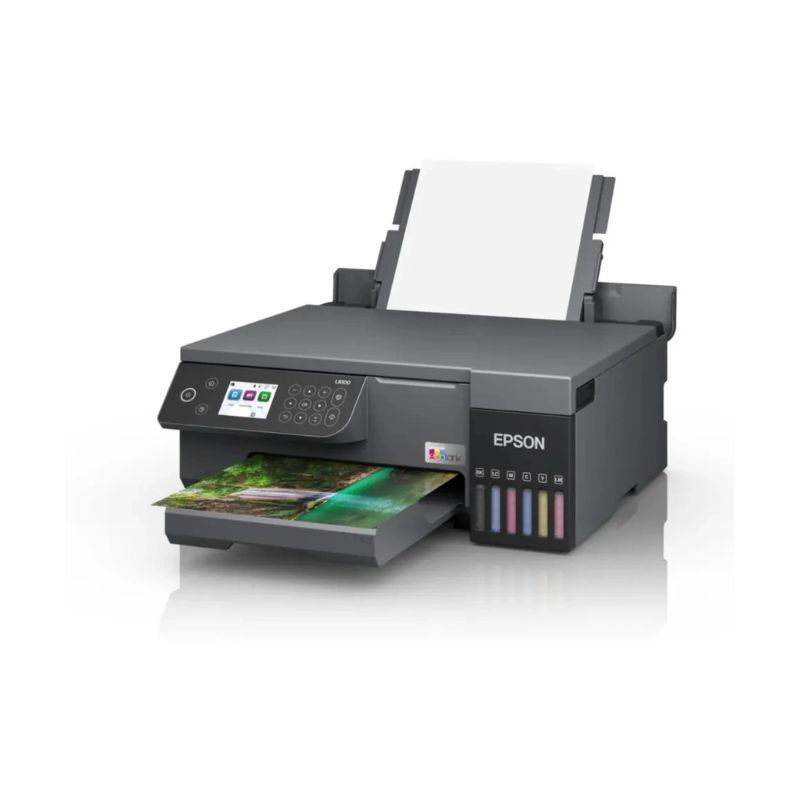 Epson EcoTank L8100 Multifunction A4 Ink Tank Photo Printer | 6‑Colour Micro Piezo Dye Ink System | High‑Resolution Borderless Printing | Wi‑Fi, Wi‑Fi Direct & USB Connectivity | Photo, Document & ID Card Printing | Epson Smart Panel & Epson Connect