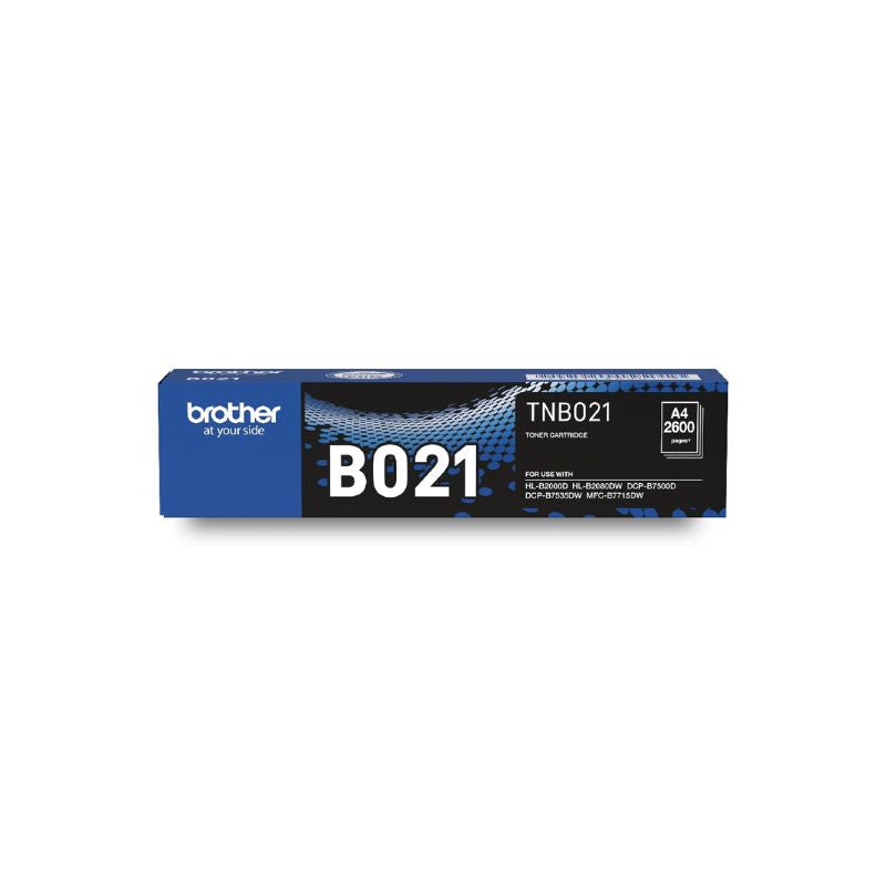 Brother TN-B021 Black Toner Cartridge| Genuine Laser Toner for Brother Monochrome Printer| Approx. 2,600 Page Yield