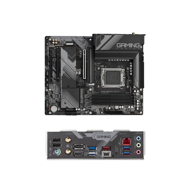 GIGABYTE B650 Gaming X AX V2 Motherboard | AMD AM5 Socket | Supports Ryzen 7000/8000/9000 Series | DDR5 Memory | Wi-Fi 6E & BT 5.2 | 3x M.2 PCIe 4.0 | ATX