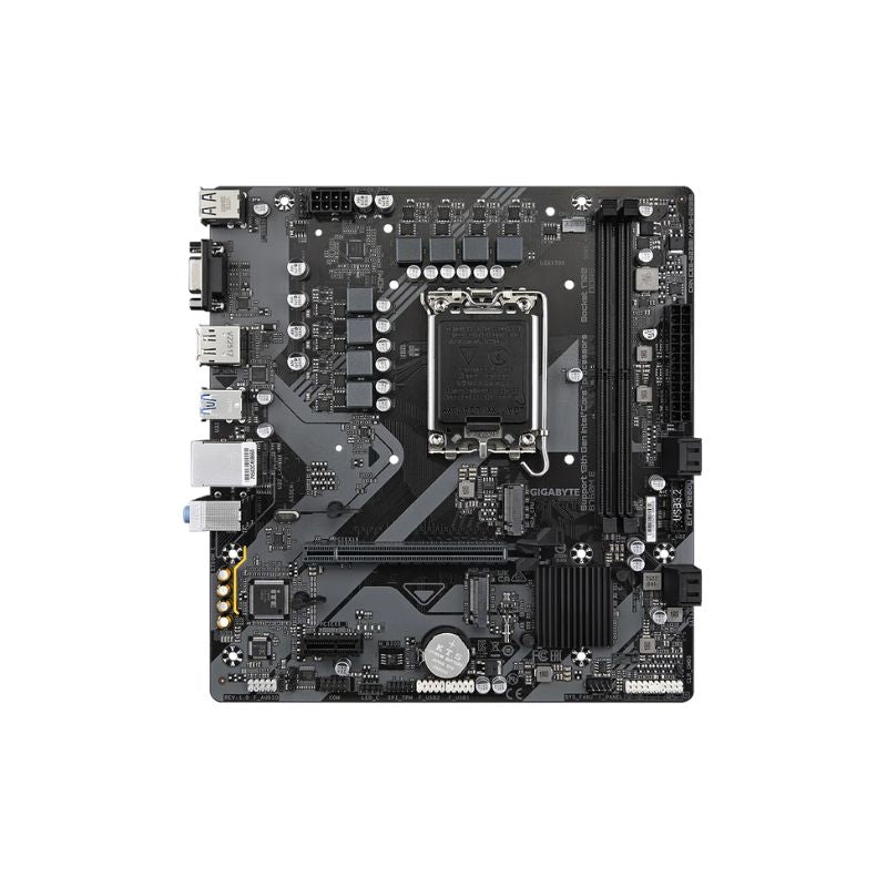 Gigabyte B760M E DDR5 Micro|ATX Motherboard | LGA1700 Socket|12th/13th/14th Gen Intel CPU Support|Dual-Channel DDR5 Memory| PCIe 4.0 x16|M.2 NVMe & SATA Storage| HDMI|DisplayPort| Gigabit LAN & HD Audio