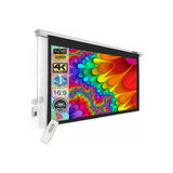 Inlight imprint 120″ 16:9 Motorized Projector Screen with Remote – Electric Home Theater & Office Projection