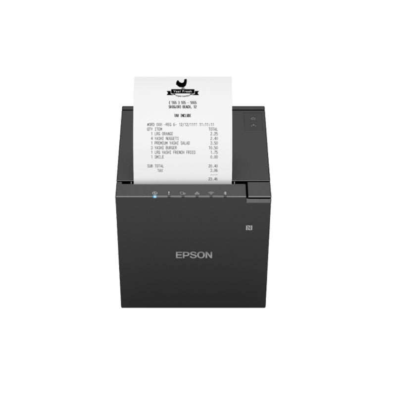 Epson TM‑m30III‑442 Thermal POS Printer | Fast 300 mm/s Printing | USB, Ethernet, Wi‑Fi & Bluetooth | Auto Cutter & Flexible Paper Loading | Compact, Water‑Resistant Design for Retail & Hospitality