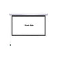 Inlight Imprint 133″ 16:9 Motorized Projector Screen with Remote – Electric Home Theater & Office Projection”
