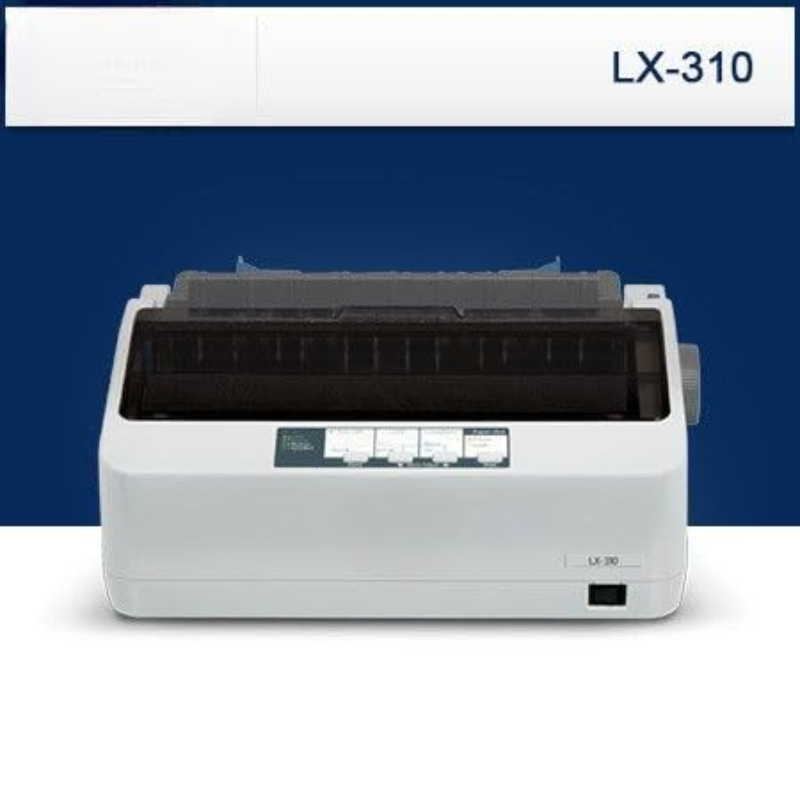 Epson LQ‑310 Dot Matrix Printer | 9‑Pin Narrow Carriage Impact Printing | High‑Speed 357 CPS at 12 CPI | USB, Serial & Parallel Connectivity | Reliable 10,000 Hours MTBF | Ideal for Invoices, Reports & Multi‑Part Forms
