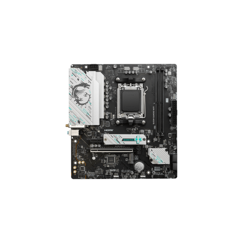 MSI B650M GAMING WIFI Motherboard | AMD AM5 Socket | Supports Ryzen 7000, 8000 & 9000 Series | DDR5 RAM | Wi-Fi & Bluetooth | PCIe 4.0 M.2 | Micro-ATX