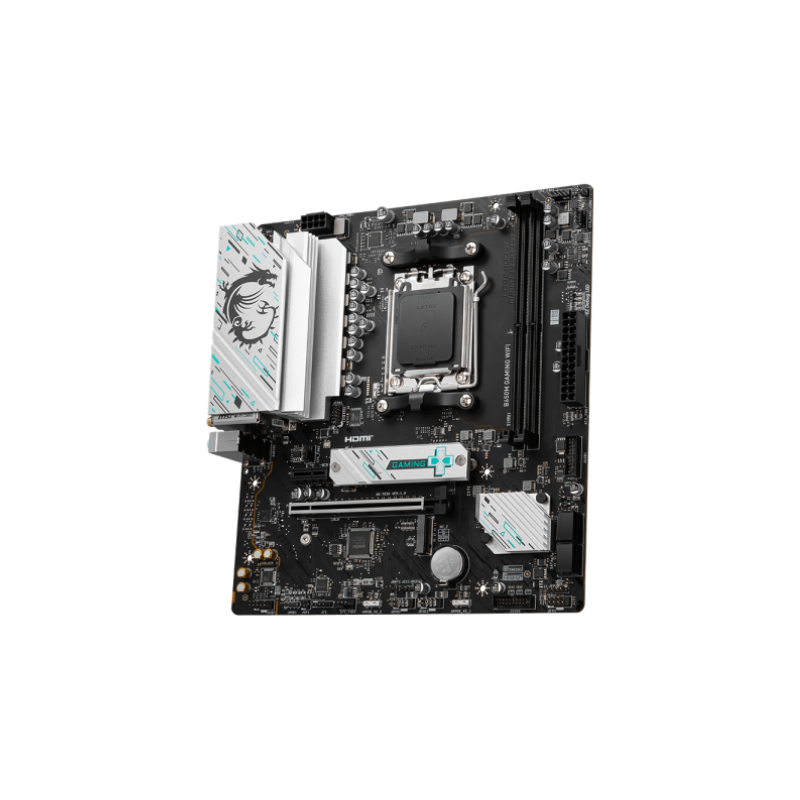 MSI B650M GAMING WIFI Motherboard | AMD AM5 Socket | Supports Ryzen 7000, 8000 & 9000 Series | DDR5 RAM | Wi-Fi & Bluetooth | PCIe 4.0 M.2 | Micro-ATX