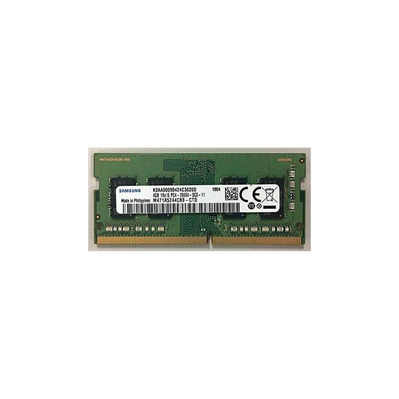 Samsung 4GB DDR4 2666MHz Laptop RAM | PC4-21300 SO-DIMM | 260-Pin 1.2V Non-ECC Unbuffered Memory Module | M471A5244CB0-CTD | Original OEM Laptop Memory Upgrade