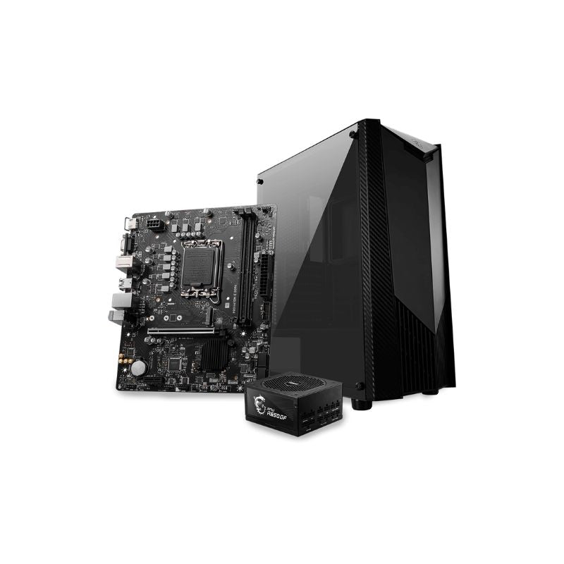 MSI PRO H610M|E DDR4 Micro|ATX Motherboard | LGA 1700| 12th/13th/14th Gen Intel Core Compatible| Dual‑Channel DDR4 up to 64 GB| PCIe 4.0 x16| M.2 + SATA Storage|Gigabit LAN & Full HD Output Support