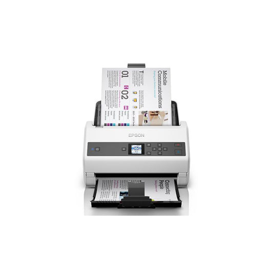 Epson DS-870 | High-Speed Duplex Document Scanner | 1-Pass ADF Scanning | 100-Sheet Automatic Document Feeder | Seamless TWAIN/ISIS Integration | Ideal for High-Volume Workgroups