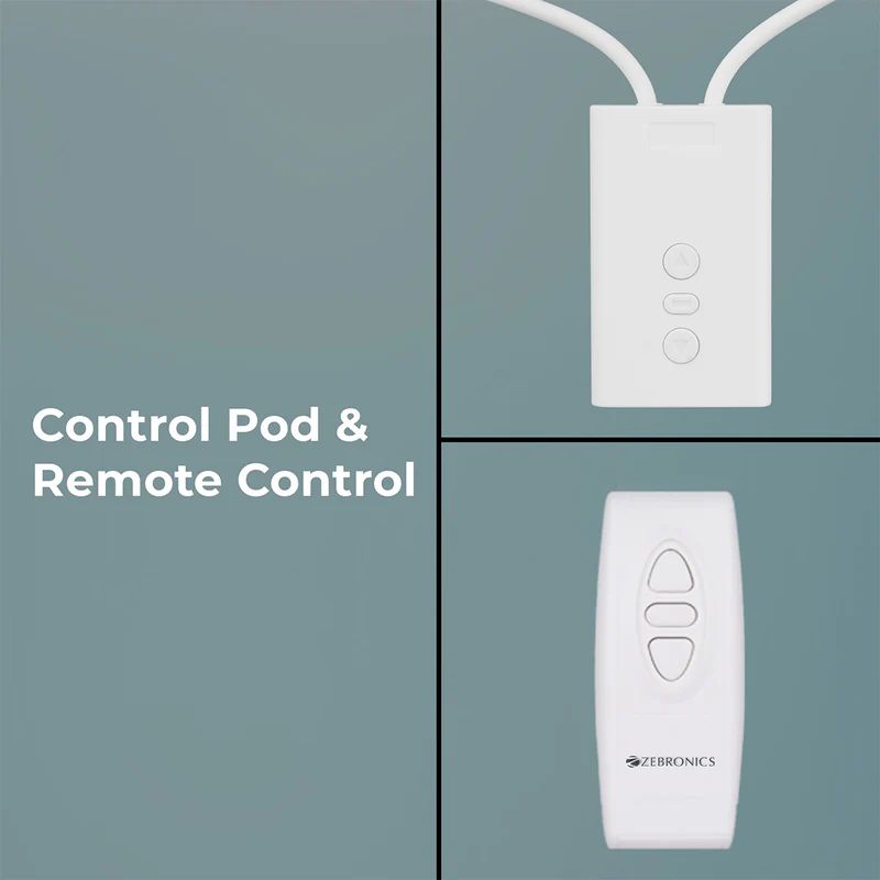 Zebronics ZEB‑PSM120A 120-Inch Motorized Projector Screen | Large Home Theater & Office Projection Screen