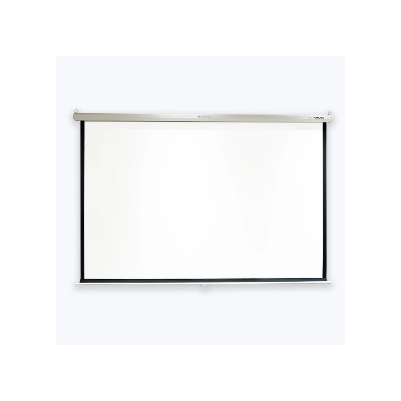 ZEBRONICS ZEB-PSH120A 120 Inch Instalock Projector Screen – Manual Pull-Down, Matte White Surface, Wall/Ceiling Mount for Home Theater, Classroom, Office, and Events