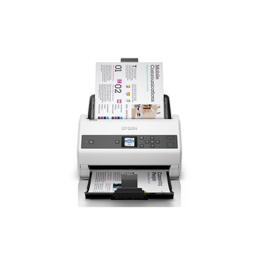 Epson Work Force DS-970 | Ultra-Fast Duplex Document Scanner | High-Volume Batch Scanning | 100-Sheet ADF | Color LCD Control Panel | Advanced Feed & Error Detection | Ideal for Workgroups