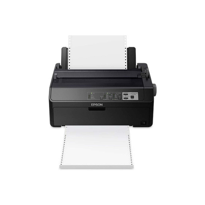 Epson FX-890II Dot Matrix Printer | 9-Pin High-Speed Impact Printing | Supports Multi-Part Forms | USB & Parallel Connectivity | Durable Design for Invoices, Bills & Continuous Printing