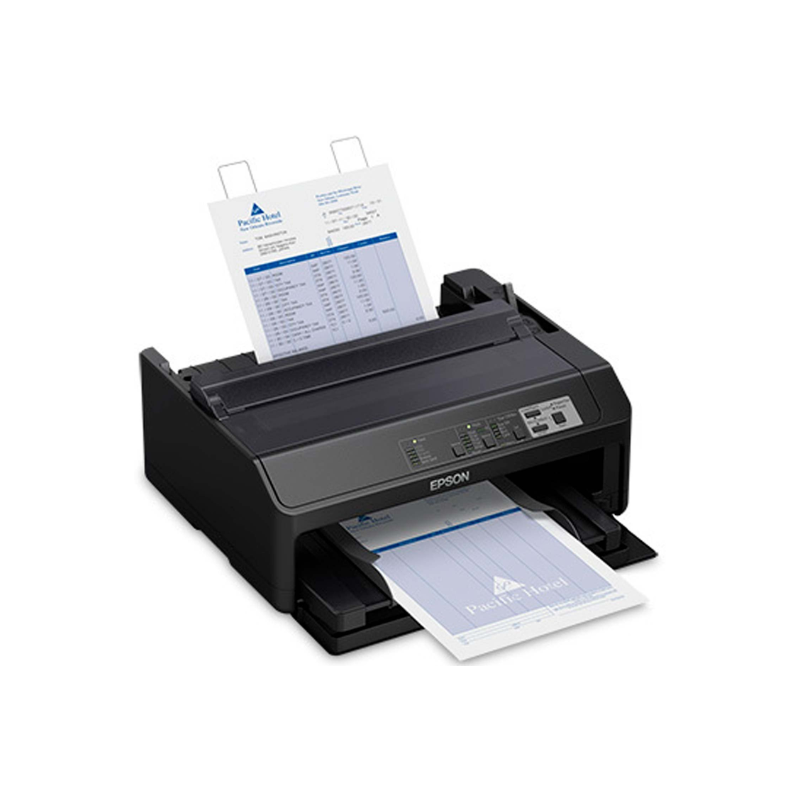 Epson FX-890II Dot Matrix Printer | 9-Pin High-Speed Impact Printing | Supports Multi-Part Forms | USB & Parallel Connectivity | Durable Design for Invoices, Bills & Continuous Printing