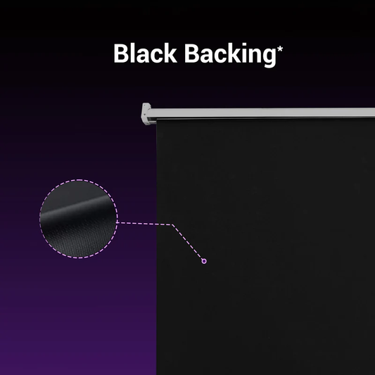 ZEBRONICS ZEB-PSH120A 120 Inch Instalock Projector Screen – Manual Pull-Down, Matte White Surface, Wall/Ceiling Mount for Home Theater, Classroom, Office, and Events