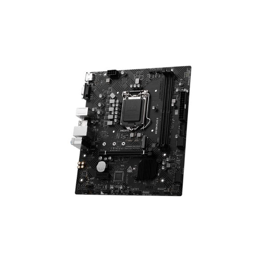 MSI PRO H510M PLUS Micro‑ATX Motherboard – Intel H510 Chipset, LGA 1200, Dual‑Channel DDR4 up to 64GB, M.2 + SATA Storage, PCIe x16, HDMI & VGA, Gigabit LAN & 7.1‑Ch Audio