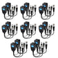 TJMD Passive Video & Power Balun – HD-CVI/TVI/AHD/CVBS Compatible, Plug-and-Play, Supports 720P/1080P CCTV Cameras, UTP CAT5/CAT6 Transmission RJ45/DC/BNC/RCA Audio Connector, 8-Pair Pack