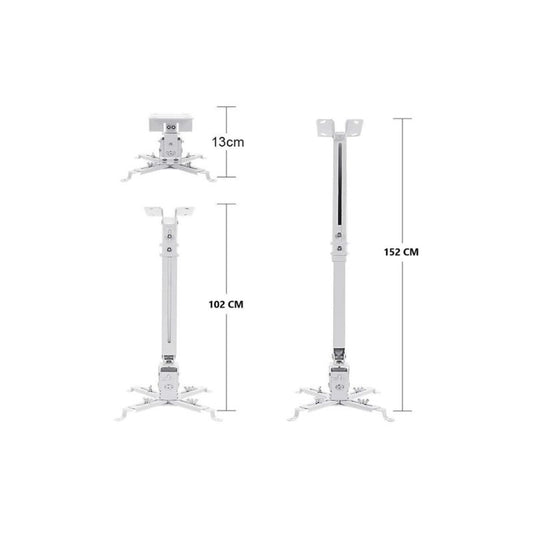 Ceiling Wall Mount Kit | 6 Feet Projector Mount | Adjustable Height & Secure Fit