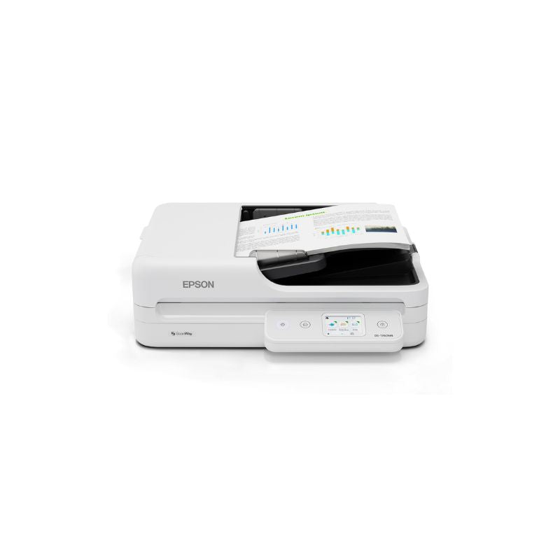 Epson DS-1760WN | Network Flatbed Color Duplex Document Scanner | Wireless & Ethernet Connectivity | Auto Document Feeder | Single-Pass Duplex Scanning | 2.4″ Touchscreen | Workgroup Productivity
