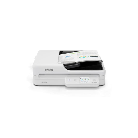 Epson DS-1760WN | Network Flatbed Color Duplex Document Scanner | Wireless & Ethernet Connectivity | Auto Document Feeder | Single-Pass Duplex Scanning | 2.4″ Touchscreen | Workgroup Productivity