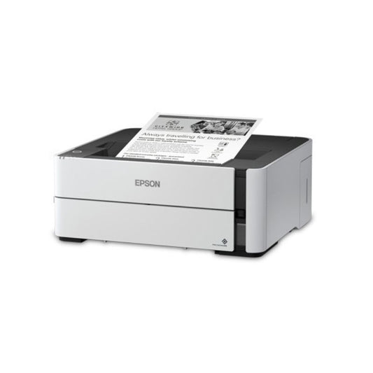 Epson EcoTank M1180 | Monochrome Wi-Fi InkTank Printer | High-Yield Integrated Ink Tank | PrecisionCore™ Pigment Ink Printing | Auto Duplex & Mobile Printing | Ethernet, Wi-Fi & USB Connectivity | Low Cost Per Prin