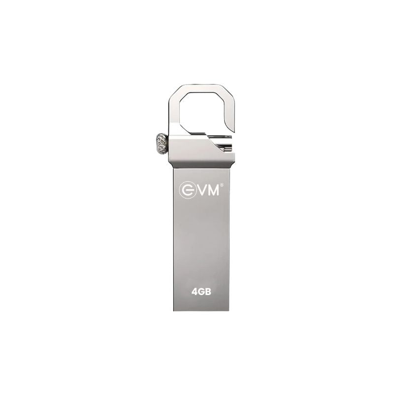 EVM ENSTORE+ 4GB USB 2.0 Pen Drive | High-Speed Portable Flash Drive | Ultra-Fast Data Transfer | Durable Metallic USB Storage Device for Laptop| Desktop |Smart TV & Car Audio