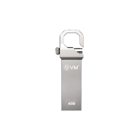 EVM ENSTORE+ 4GB USB 2.0 Pen Drive | High-Speed Portable Flash Drive | Ultra-Fast Data Transfer | Durable Metallic USB Storage Device for Laptop| Desktop |Smart TV & Car Audio